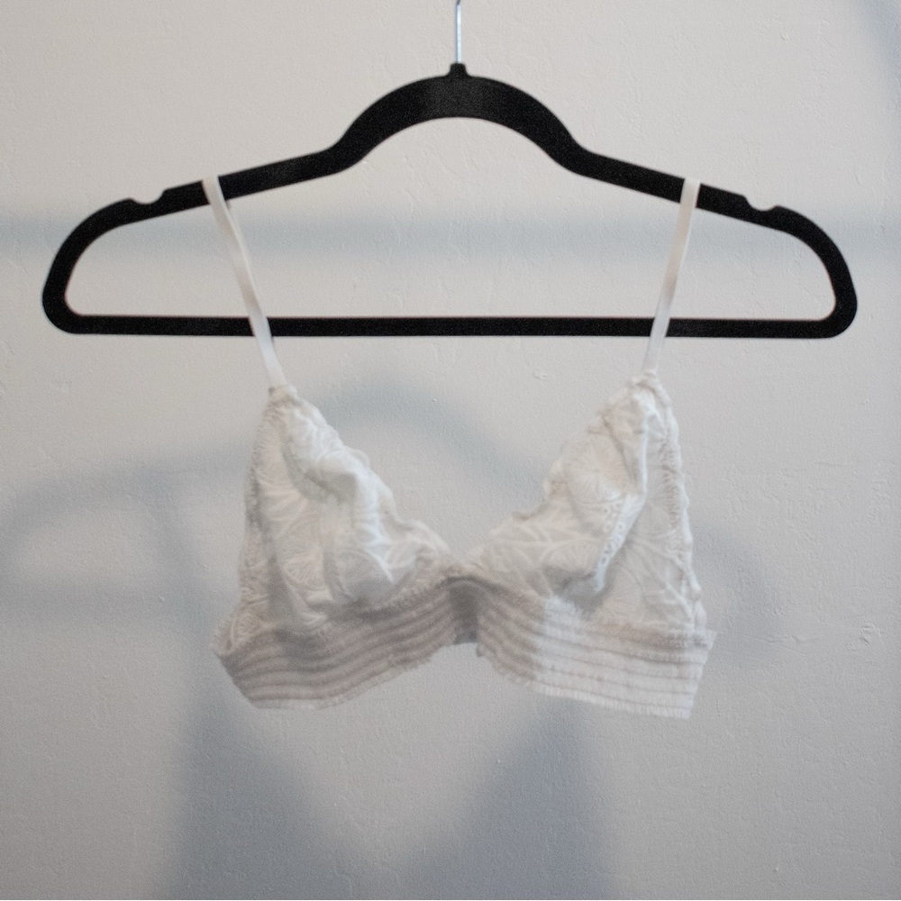 Aerie White Lace Bralette